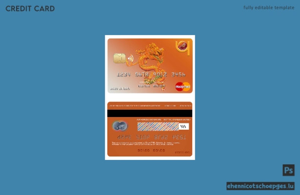 Mustervorschau der Bhutan Druk PNB Bank Mastercard
